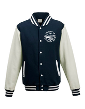 Lade das Bild in den Galerie-Viewer, College Jacke Navy Blau Weiß TSV Heidenau Property Of