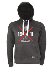 Lade das Bild in den Galerie-Viewer, Hoodie Damen Schwarz SV Bruckmühl Cross Rot-Weiß