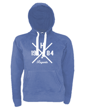 Lade das Bild in den Galerie-Viewer, Hoodie Damen Navy Blau Hannover Regents Cross Weiß
