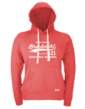 Lade das Bild in den Galerie-Viewer, Hoodie Damen Rot SV Bruckmühl Athletics Weiß