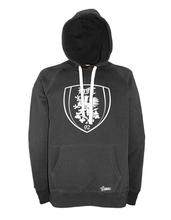 Lade das Bild in den Galerie-Viewer, Hoodie Herren Schwarz HFC Greifswald 92 Logo Weiß