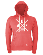 Lade das Bild in den Galerie-Viewer, Hoodie Damen Rot Dohren Wild Farmers Cross