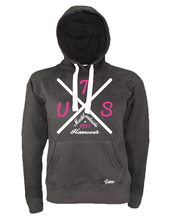 Lade das Bild in den Galerie-Viewer, Hoodie Damen Schwarz TuS Mecklenheide Cross Weiß-Pink