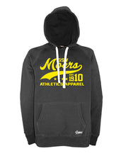 Lade das Bild in den Galerie-Viewer, Hoodie Herren Schwarz GSV Moers Athletics Gelb