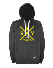 Lade das Bild in den Galerie-Viewer, Hoodie Herren Schwarz GSV Moers Cross Gelb