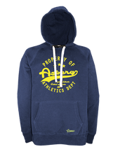 Lade das Bild in den Galerie-Viewer, Hoodie Herren Navy Blau TV Asberg Property Of Gelb