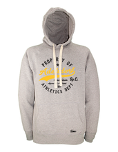 Lade das Bild in den Galerie-Viewer, Hoodie Herren Grau Melange SC Adelsdorf Property Of Schwarz-Gelb