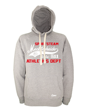 Lade das Bild in den Galerie-Viewer, Hoodie Herren Grau Melange TuS Mecklenheide Sportsteam Rot-Weiß