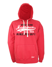 Lade das Bild in den Galerie-Viewer, Hoodie Herren Rot TuS Mecklenheide Sportsteam Schwarz-Weiß