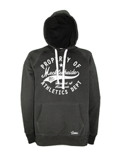 Lade das Bild in den Galerie-Viewer, Hoodie Herren Schwarz TuS Mecklenheide Property Of Weiß