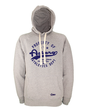 Lade das Bild in den Galerie-Viewer, Hoodie Herren Grau Melange TV Asberg Property Of Blau