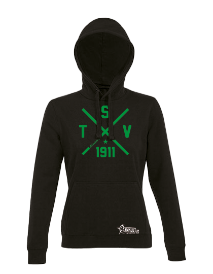 Hoodie_Damen_black_Cross_neon-gruen_Kolenfeld
