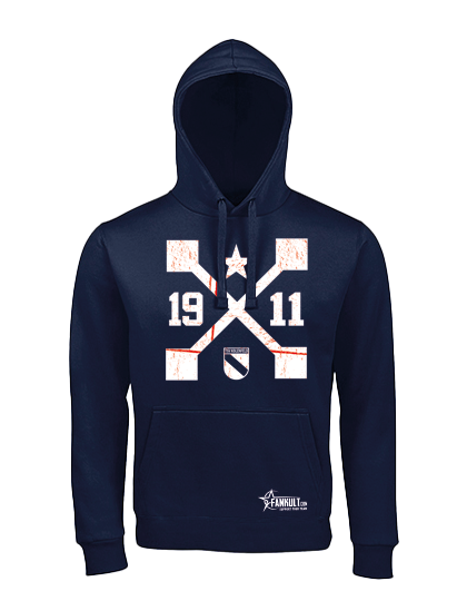 Hoodie_Herren_navy_UsedCross_weiss-rot_Kolenfeld