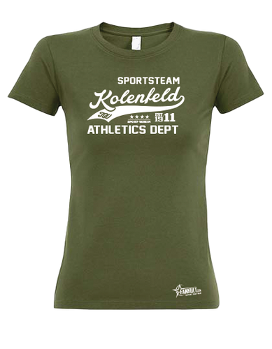T-Shirt_Damen_khaki_Sports_Kolenfeld