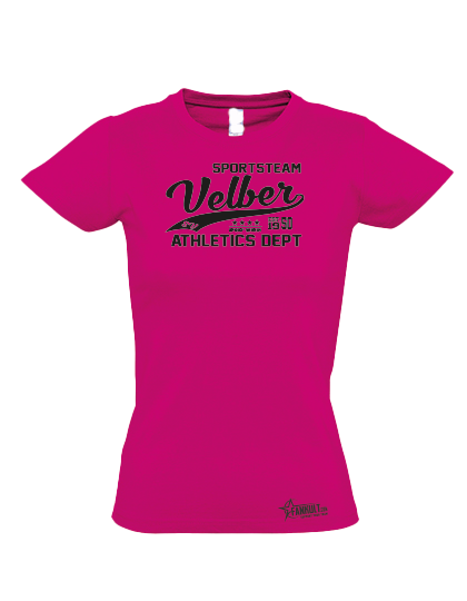 T-Shirt_Damen_pink_Sports_black_SVVelber