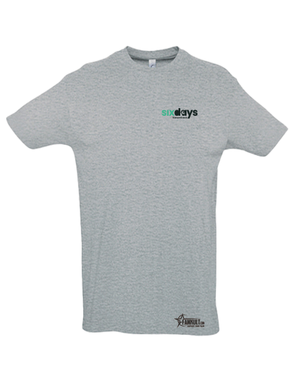 T-Shirt "Unisex" <br>Sixdays Brustlogo