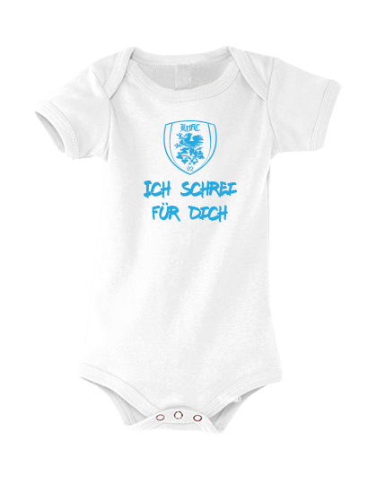 Baby Body Weiss HFC Greifswald 92 Jungs Blau