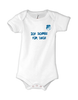Baby Body Weiß TSV Heidenau Ich schrei für Dich Blau