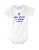 Baby Body Weiß TV Asberg Mein erstes Trikot Blau