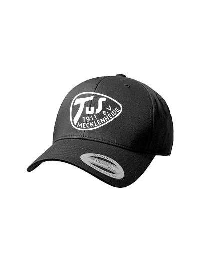 Basecap Cap Schwarz TuS Mecklenheide Logo Weiß
