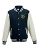 College Jacke Navy Blau TV Asberg Cross Gelb