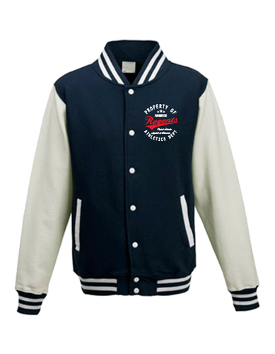 College Jacke Navy Blau Weiß Hannover Regents Property Of