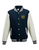 College Jacke Navy Blau Weiss MTV Wilstedt  Cross Gelb