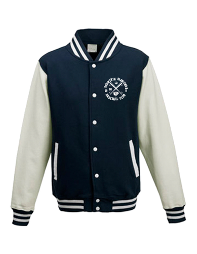 College Jacke Navy Blau Weiss Schwerin Diamonds Cross