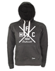 Hoodie Damen Schwarz HFC Greifswald 92 Cross Weiß