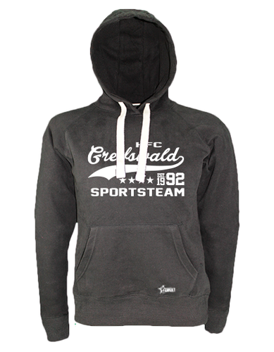 Hoodie Damen Schwarz HFC Greifswald 92 Sportsteam Weiß