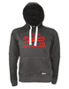 Hoodie Damen Schwarz SV Bruckmühl Athletics Rot