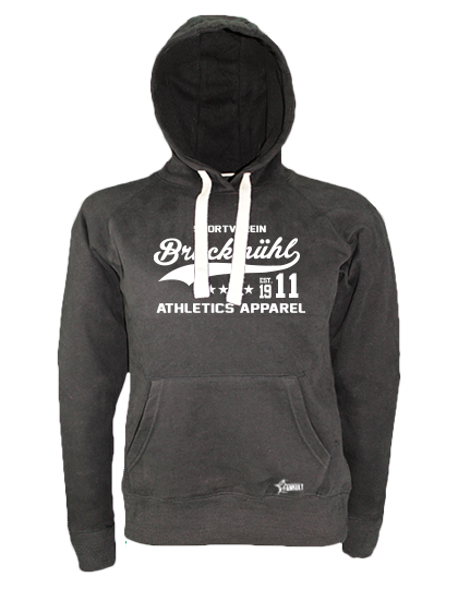 Hoodie Damen Schwarz SV Bruckmühl Athletics Weiß
