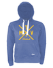 Hoodie Damen Navy Blau MTV Wilstedt Cross Gelb