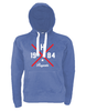 Hoodie Damen Navy Blau Hannover Regents Cross Weiß-Rot