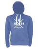 Hoodie Damen Navy Blau Hannover Regents Cross Weiß
