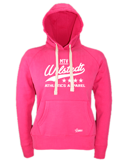 Hoodie Damen Pink MTV Wilstedt Sportsteam Weiß