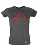 T-Shirt Damen Schwarz SV Bruckmühl Cross Rot