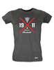 T-Shirt Damen Schwarz SV Bruckmühl Cross Rot-Weiß