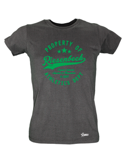 T-Shirt Damen Schwarz Teuto Riesenbeck Property Of Grün