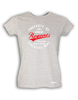 T-Shirt Damen Grau Melange Hannover Regents Property Of Weiß-Rot