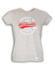 T-Shirt Damen Grau Melange SV Bruckmühl Property Of Rot-Weiß