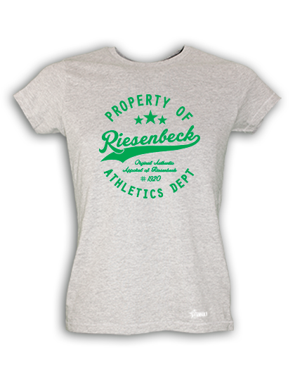 T-Shirt Damen Grau Melange Teuto Riesenbeck Property Of Grün