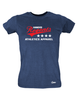 T-Shirt Damen Navy Blau Hannover Regents Athletics Weiß-Rot