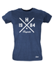 T-Shirt Damen Navy Blau Hannover Regents Weiß