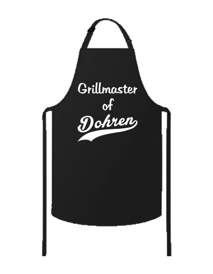 Grillschürze Schwarz Dohren Wild Farmers Grillmaster of Dohren