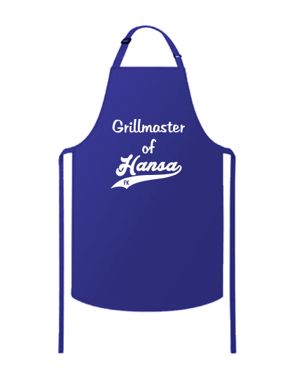 Grillschürze Blau FK Hansa Wittstock Grillmaster of Hansa
