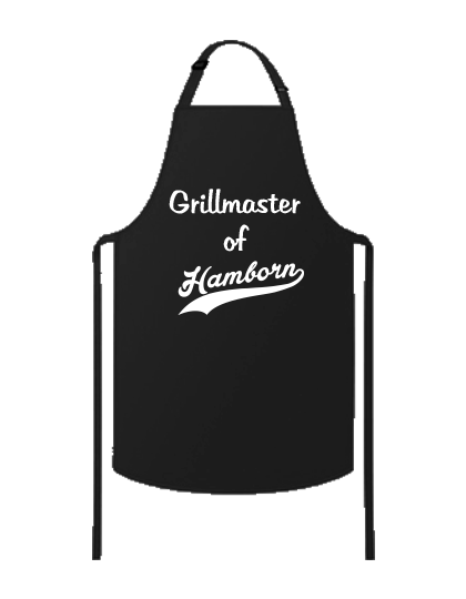 Grillschürze Schwarz MTV Union Hamborn Grillmaster