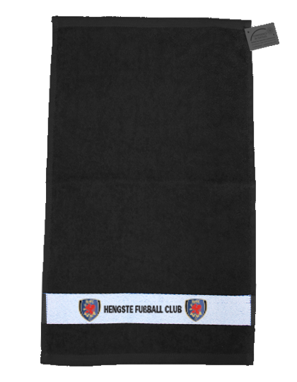 Handtuch Schwarz HFC Greifswald 92 Hengste