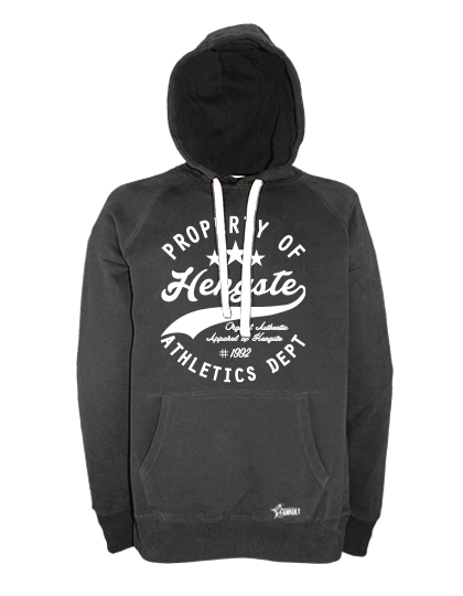 Hoodie Herren Schwarz HFC Greifswald 92 Property Of Hengste Weiß
