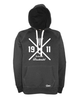 Hoodie Herren Schwarz SV Bruckmühl Cross Weiß